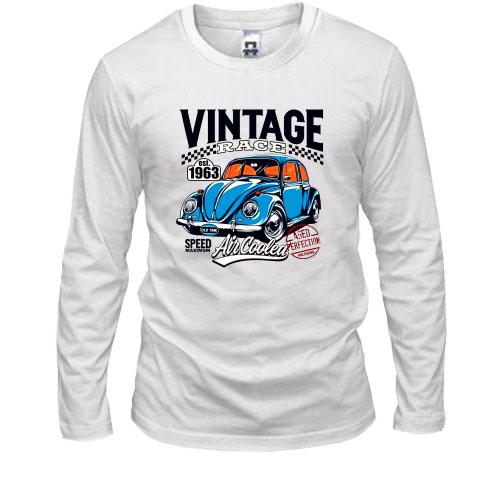 Чоловічий лонгслів Volkswagen Beetle - Vintage Race