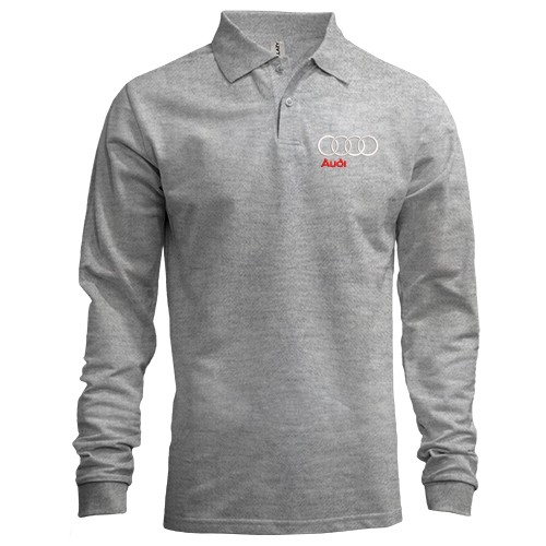 Чоловічий лонгслів поло Audi