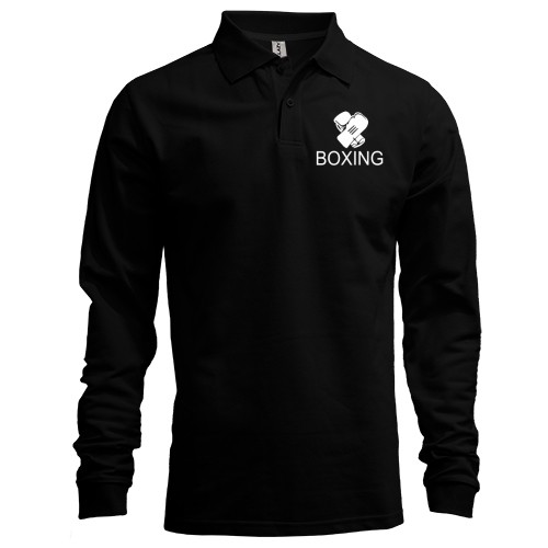 Лонгслив поло Бокс