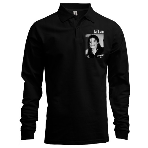 Чоловічий лонгслів поло Michael Jackson (3)