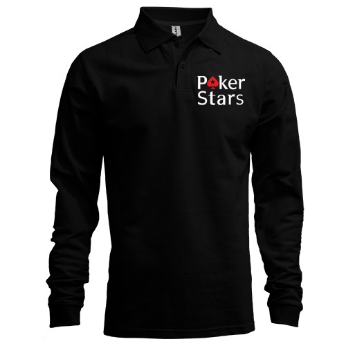 Чоловічий лонгслів поло Poker Stars