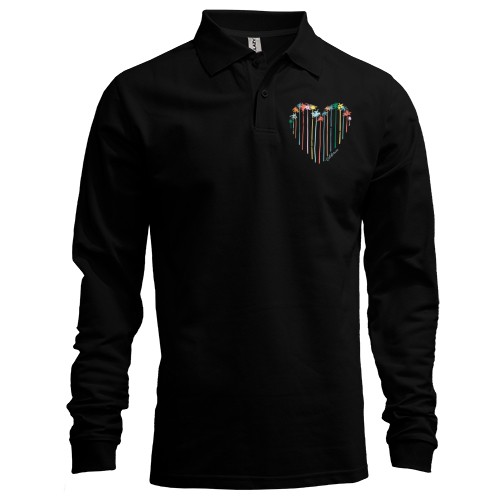 Лонгслив поло Сердце Пальмы