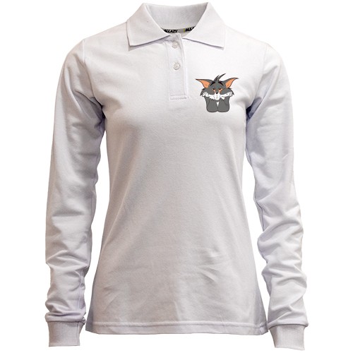 Лонгслив поло 