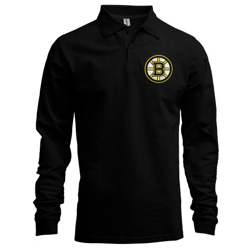 Чоловічий лонгслів поло з лого Boston Bruins