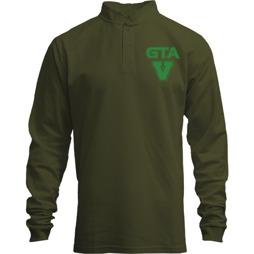 Лонгслив поло со стойкой GTA 5 (2)