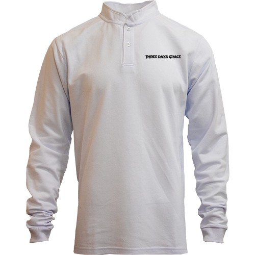Лонгслив поло со стойкой Three Days Grace