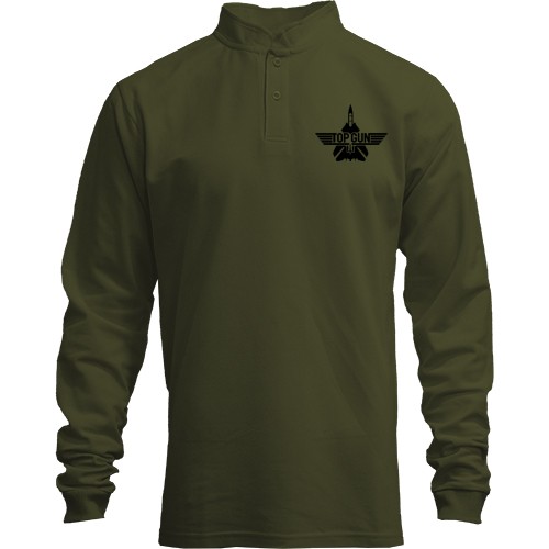 Лонгслив поло со стойкой Top Gun Ua (2)