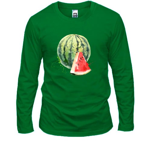 Чоловічий лонгслів з кавуном