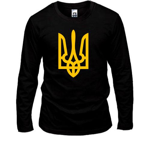 Чоловічий лонгслів з гербом України