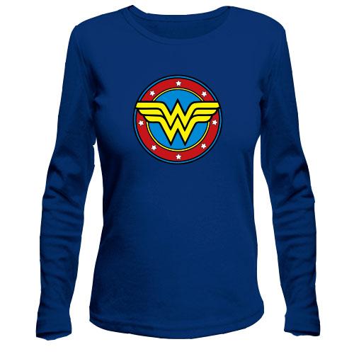 Жіночий лонгслів з логотипом Wonder Woman