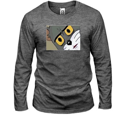 Лонгслив с удивленным Томом ( Том и Джерри )