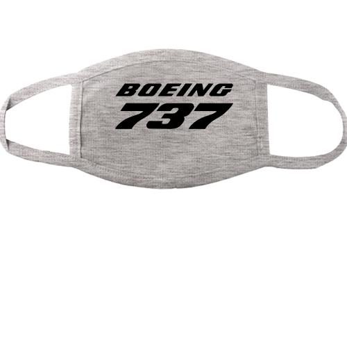 Тканинна маска для обличчя Boeing 737 лого