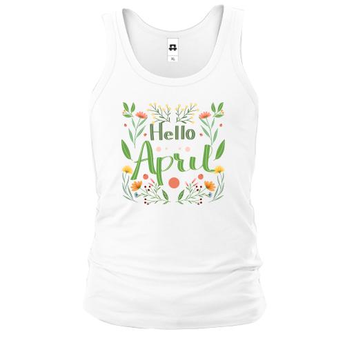 Чоловіча майка Hello April Квітень