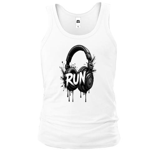 Майка Наушники Run