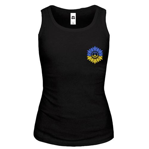 Жіноча майка Соняшник Peace Ukraine