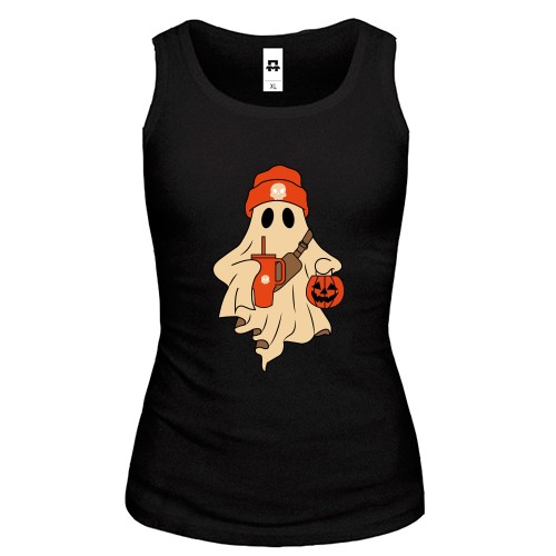 Жіноча майка Привид у шапці