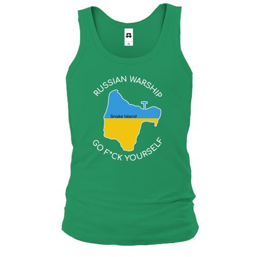 Майка Russian warship Go F*ck yourself! (Snake Island)