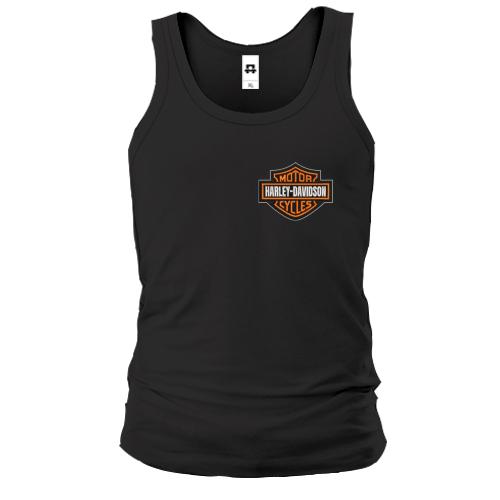 Майка с лого Harley-Davidson на груди