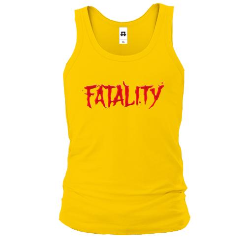 Майка с надписью Fatality (Mortal Kombat)