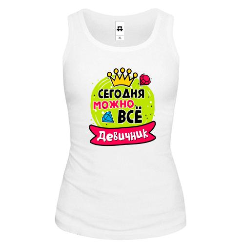 Жіноча майка з написом 