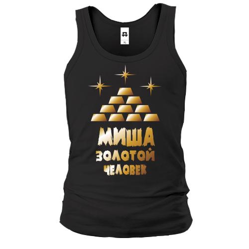 Майка с надписью 