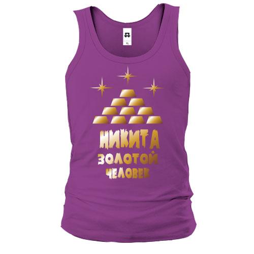 Майка с надписью 
