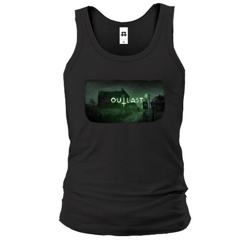 Майка с обложкой игры Outlast 2