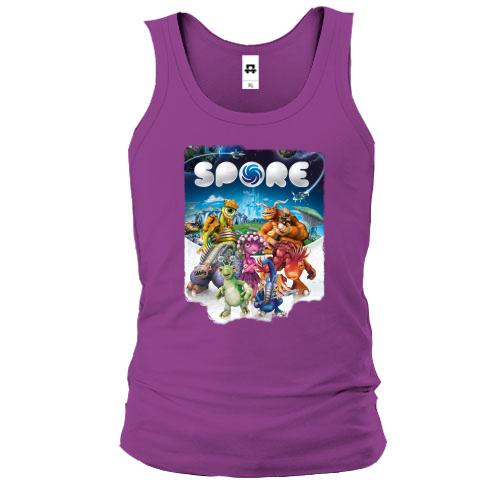 Майка с постером игры SPORE