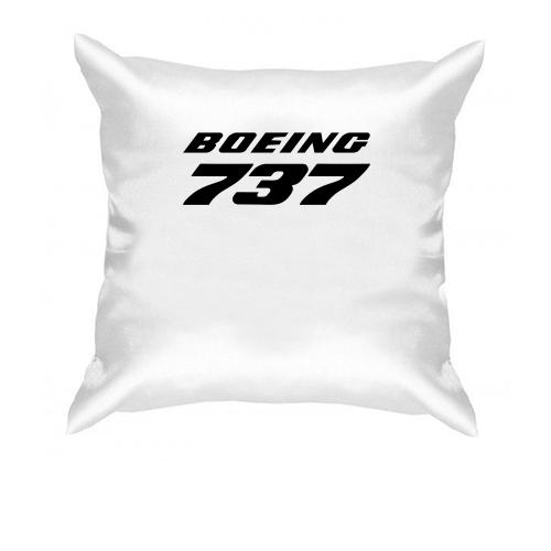 Подушка Boeing 737 лого