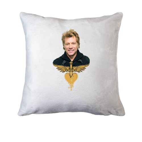 Подушка Bon Jovi з лого