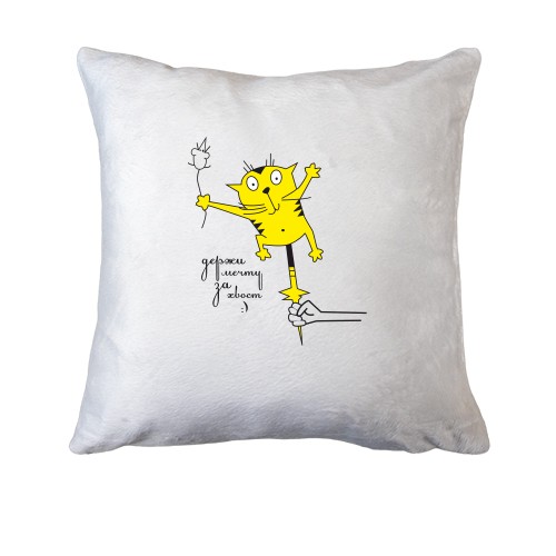 Подушка Держи мечту за хвост