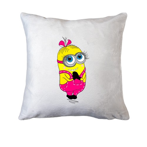 Подушка Девочка миньон