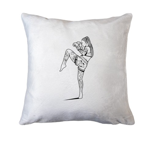 Подушка Дівчина-кікбоксер