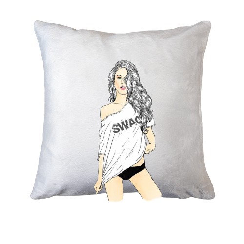 Подушка Девушка свэг