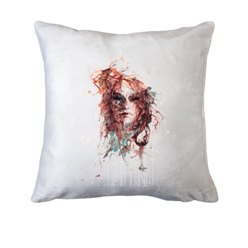 Подушка Дівчина в листах