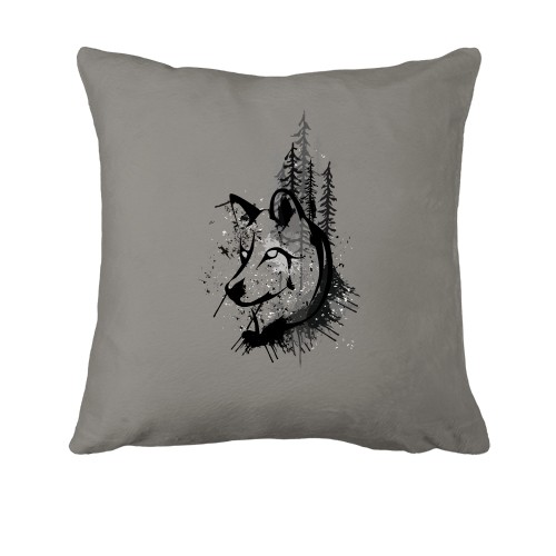 Подушка Дикий волк