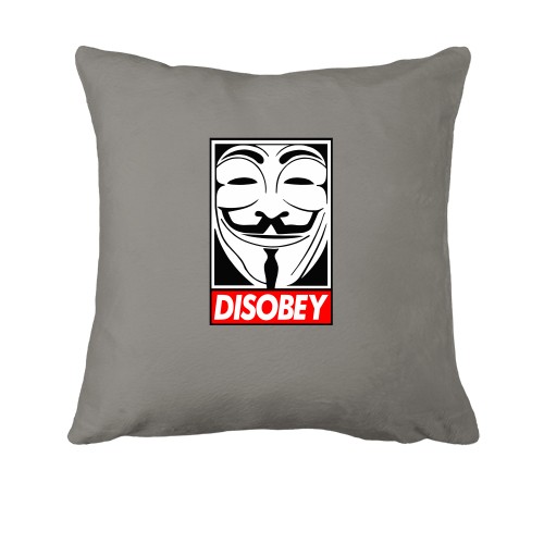 Подушка Disobey ananymus