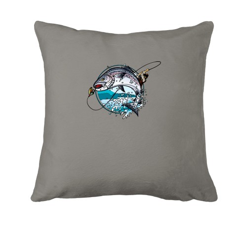 Подушка Fishing round art