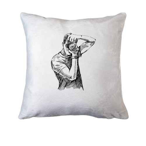 Подушка Фотограф малюнок