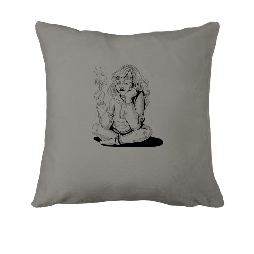 Подушка Girl sketch