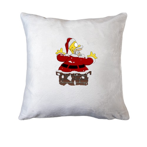 Подушка Гомер - Санта