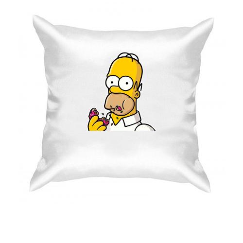 Подушка Гомер с Пончиком