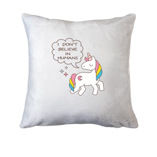 Подушка I don't believe in humans