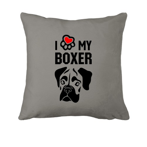 Подушка I love my boxer