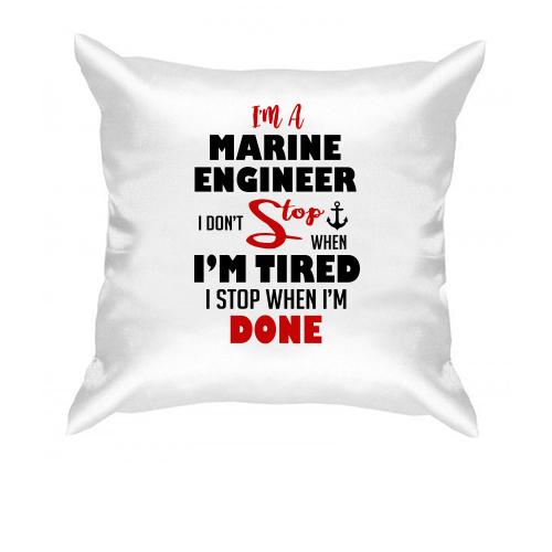 Подушка I'm marine engineer
