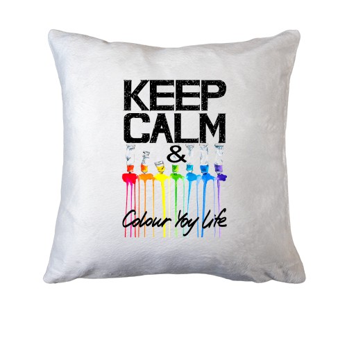 Подушка Keep calm and colour  your life (2)