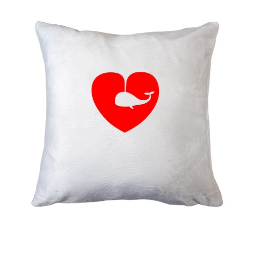 Подушка Кит-сердце