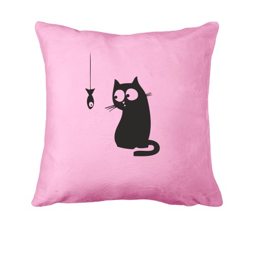 Подушка Кошка с рыбкой