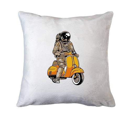 Подушка Космонавт на скутері