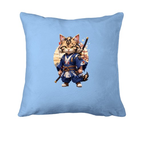 Подушка Кіт-самурай